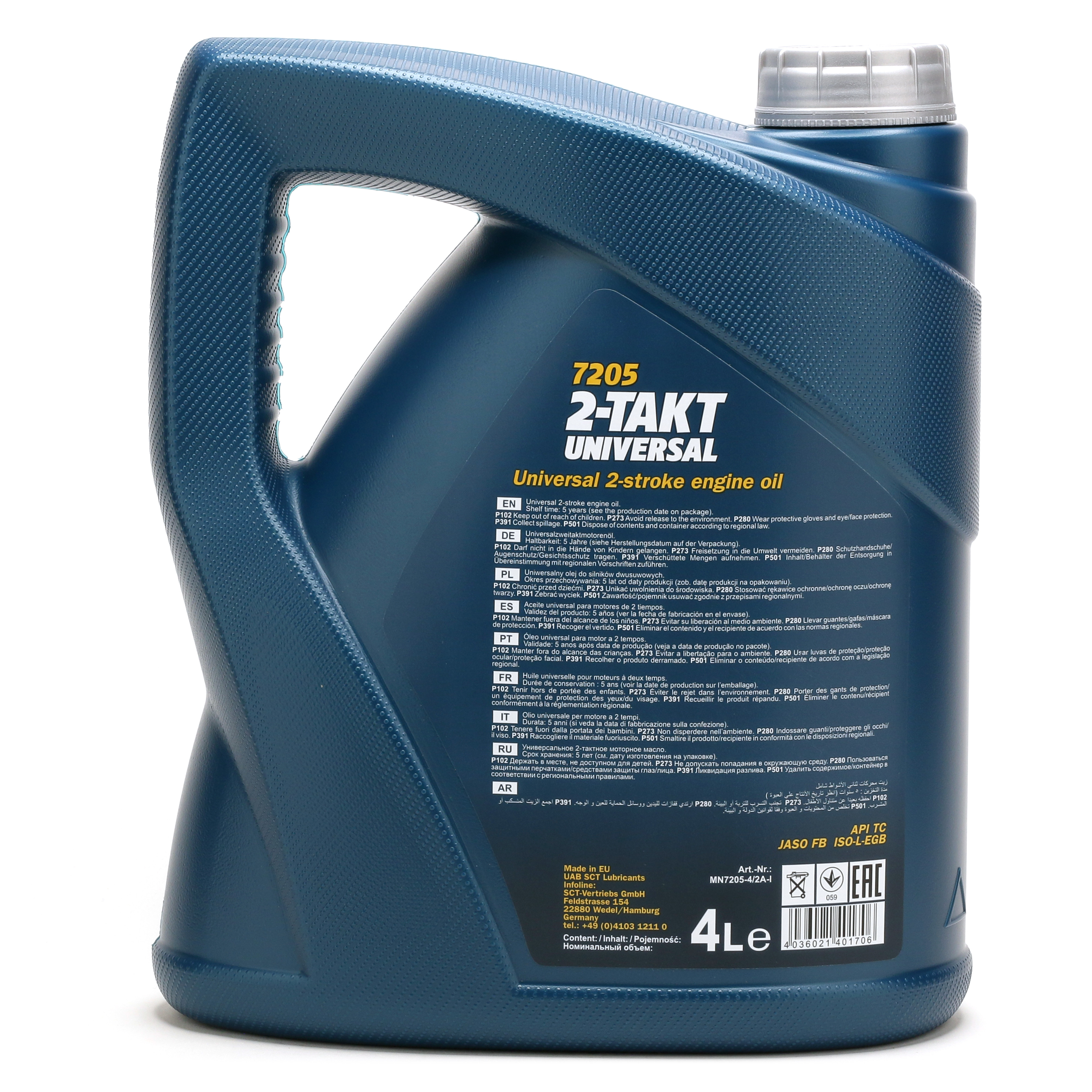 Mannol 7205 2-Takt Universal mineralisches Motoröl 4l Kanister